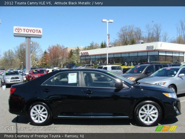 2012 Toyota Camry XLE V6 in Attitude Black Metallic