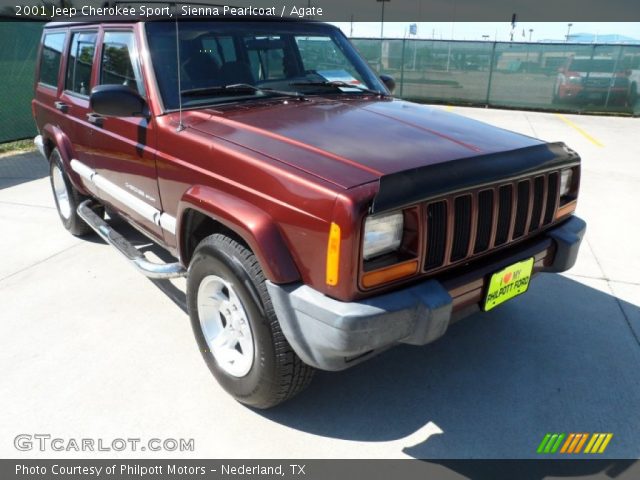 2001 Jeep Cherokee Sport in Sienna Pearlcoat