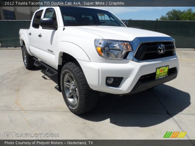 2012 Toyota Tacoma TSS Double Cab 4x4 in Super White