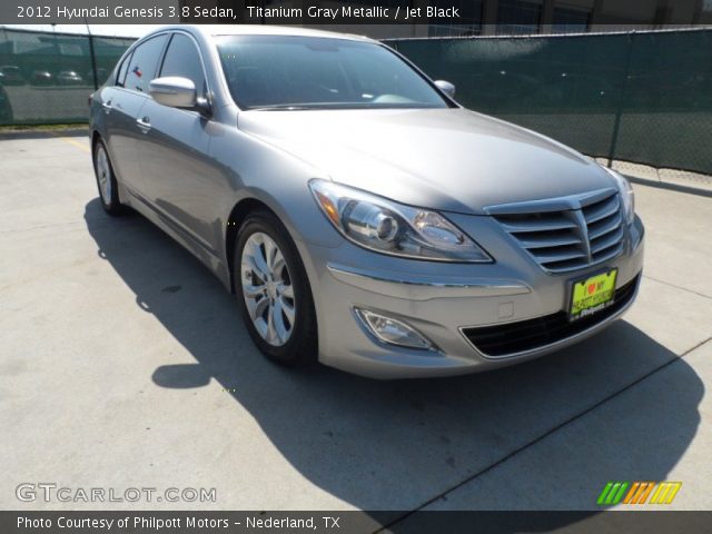 2012 Hyundai Genesis 3.8 Sedan in Titanium Gray Metallic
