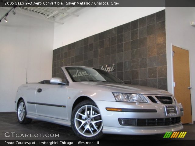 2005 Saab 9-3 Aero Convertible in Silver Metallic