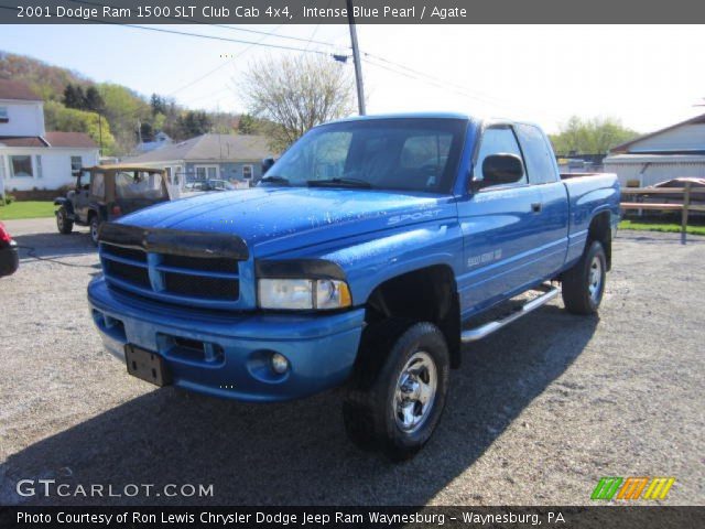 2001 Dodge Ram 1500 SLT Club Cab 4x4 in Intense Blue Pearl