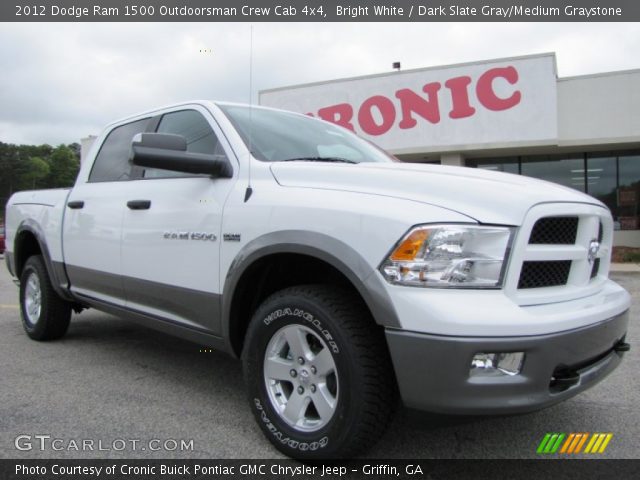 2012 Dodge Ram 1500 Outdoorsman Crew Cab 4x4 in Bright White