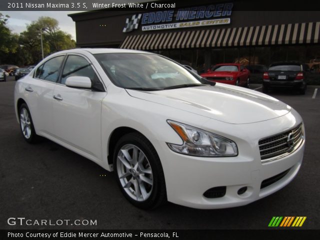 2011 Nissan Maxima 3.5 S in Winter Frost White