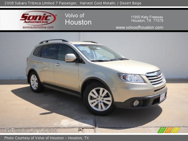 2008 Subaru Tribeca Limited 7 Passenger in Harvest Gold Metallic