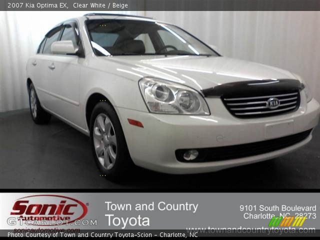 2007 Kia Optima EX in Clear White