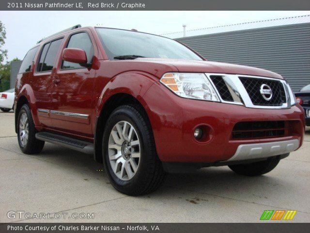 2011 Nissan Pathfinder LE in Red Brick