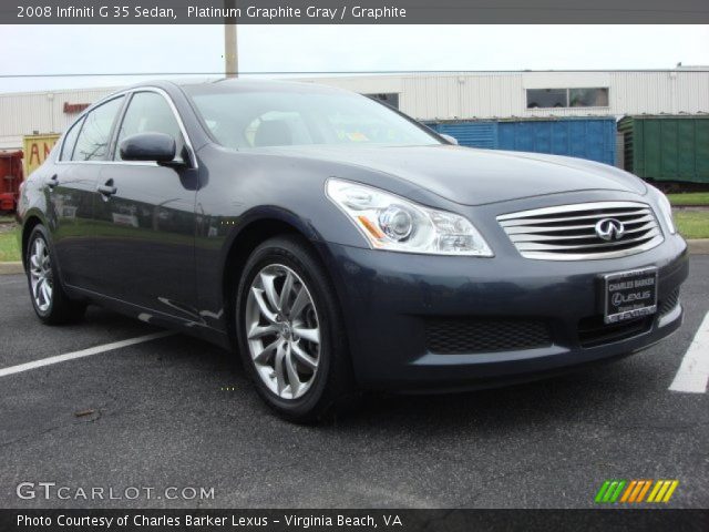 2008 Infiniti G 35 Sedan in Platinum Graphite Gray