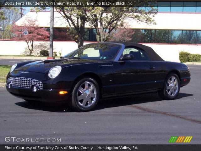 2003 Ford Thunderbird Premium Roadster in Evening Black