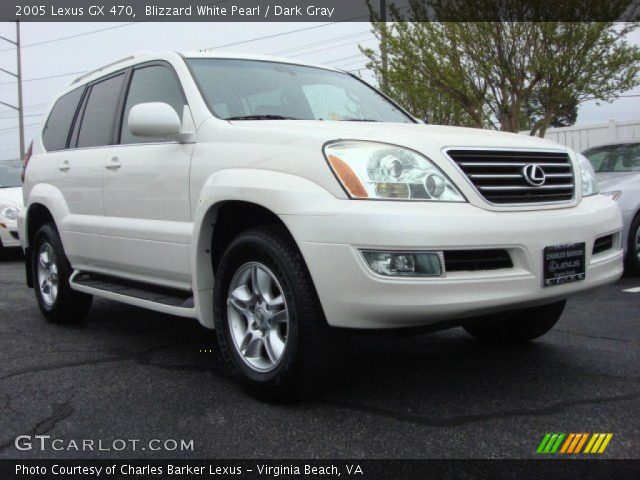 2005 Lexus GX 470 in Blizzard White Pearl