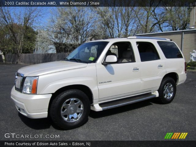 2003 Cadillac Escalade AWD in White Diamond
