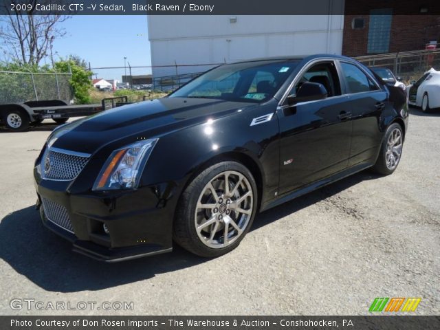 Black Raven 2009 Cadillac Cts V Sedan Ebony Interior