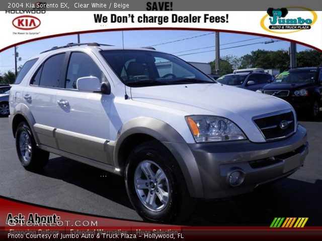 2004 Kia Sorento EX in Clear White