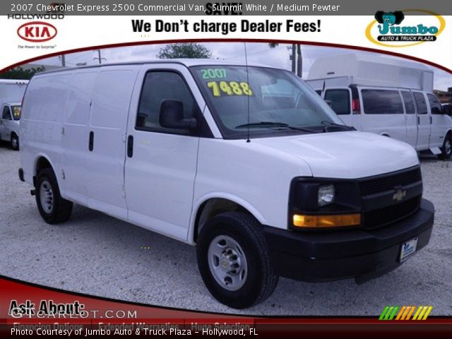 2007 Chevrolet Express 2500 Commercial Van in Summit White