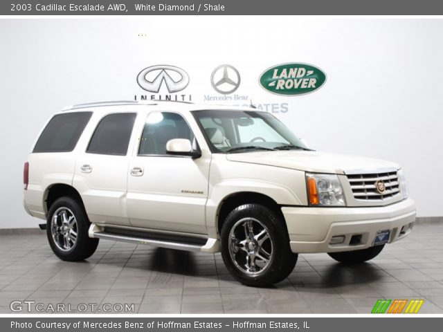 2003 Cadillac Escalade AWD in White Diamond