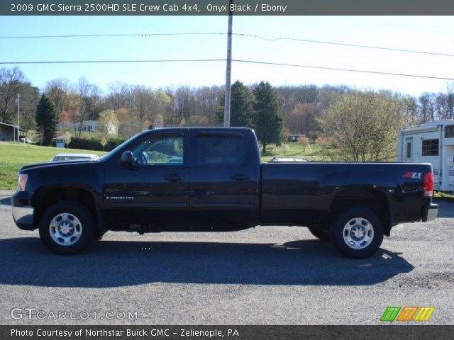 2009 GMC Sierra 2500HD SLE Crew Cab 4x4 in Onyx Black