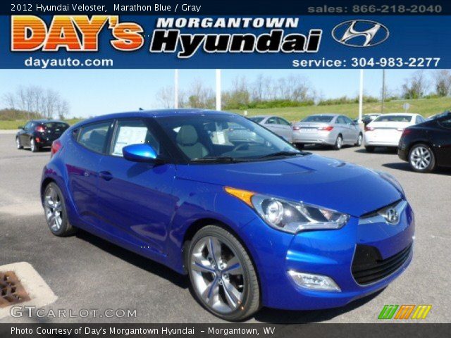 2012 Hyundai Veloster  in Marathon Blue