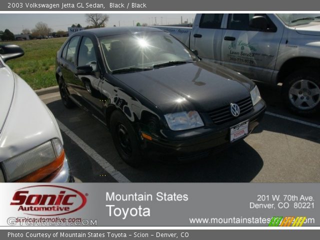 2003 Volkswagen Jetta GL Sedan in Black