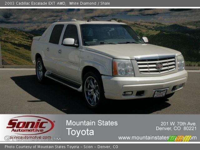 2003 Cadillac Escalade EXT AWD in White Diamond