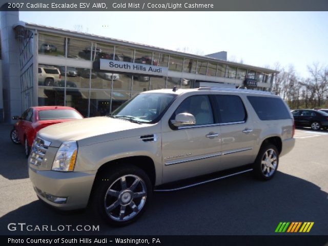 2007 Cadillac Escalade ESV AWD in Gold Mist