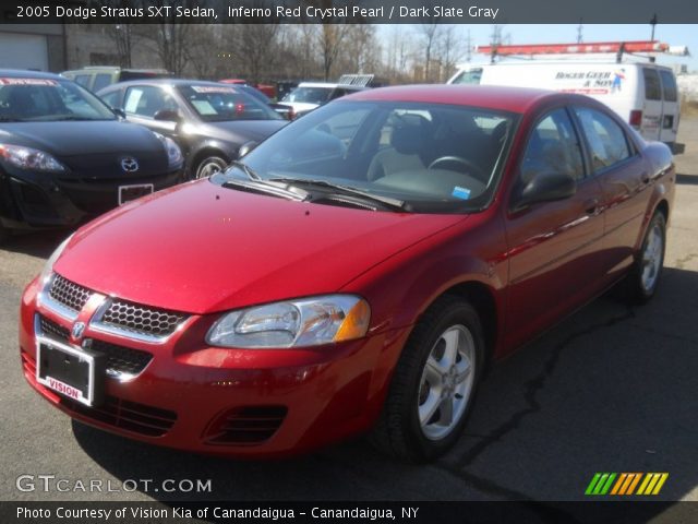 2005 Dodge Stratus SXT Sedan in Inferno Red Crystal Pearl