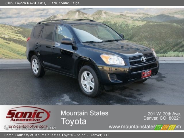 2009 Toyota RAV4 4WD in Black