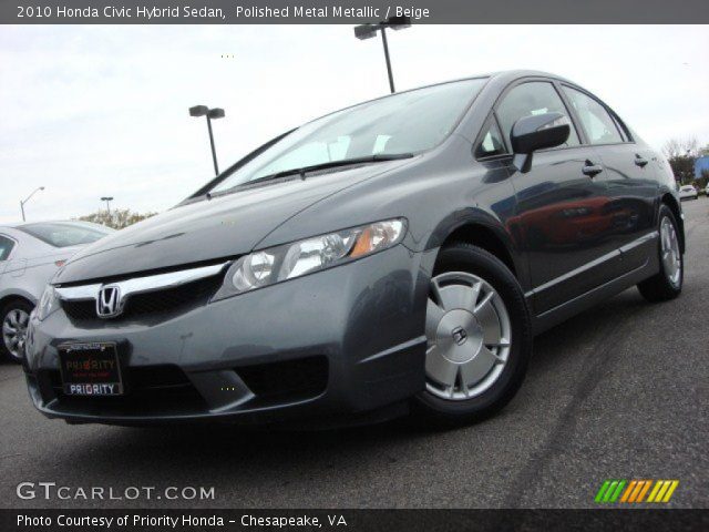 2010 Honda Civic Hybrid Sedan in Polished Metal Metallic