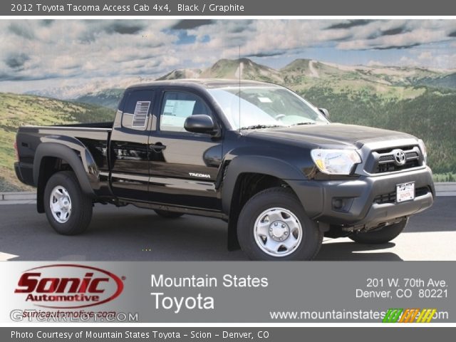 2012 Toyota Tacoma Access Cab 4x4 in Black