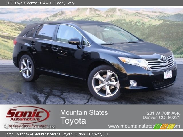2012 Toyota Venza LE AWD in Black
