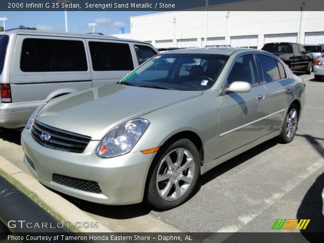 2006 Infiniti G 35 Sedan in Serengeti Sand Metallic