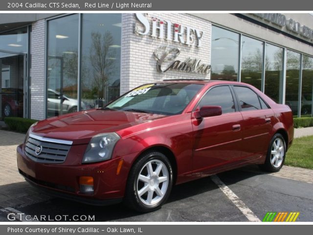 2004 Cadillac CTS Sedan in Red Line