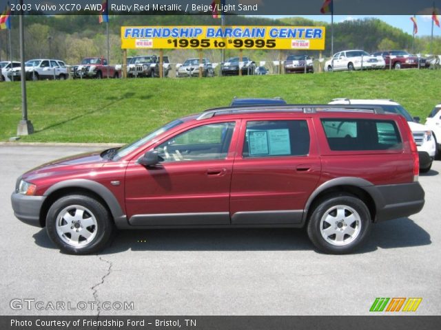 2003 Volvo XC70 AWD in Ruby Red Metallic