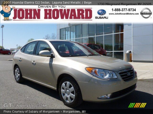 2008 Hyundai Elantra GLS Sedan in Laguna Sand Metallic