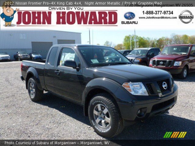 2012 Nissan Frontier Pro-4X King Cab 4x4 in Night Armor Metallic