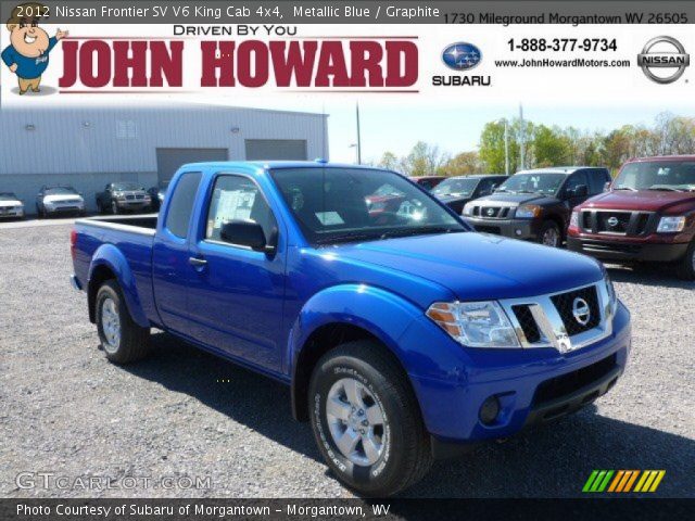 2012 Nissan Frontier SV V6 King Cab 4x4 in Metallic Blue