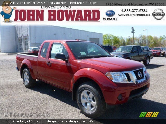 2012 Nissan Frontier SV V6 King Cab 4x4 in Red Brick