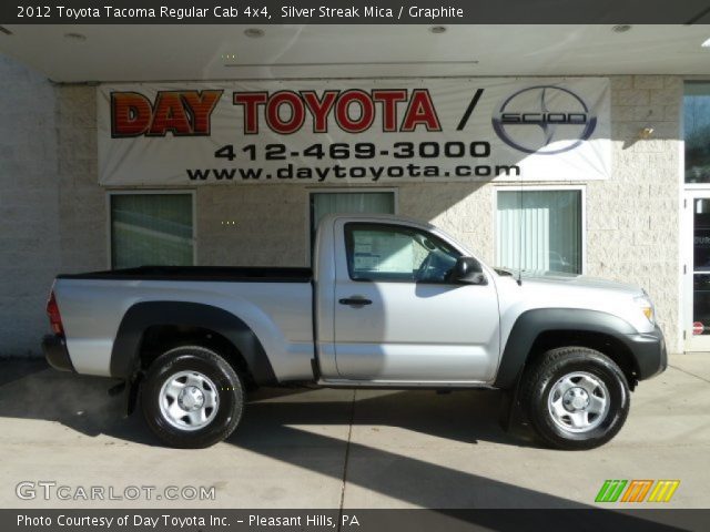 2012 Toyota Tacoma Regular Cab 4x4 in Silver Streak Mica