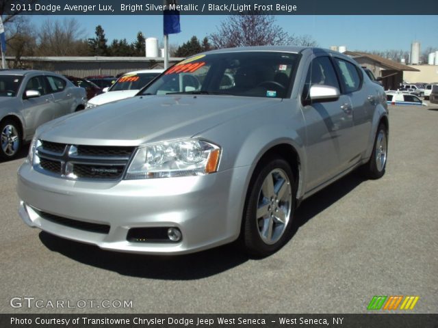 2011 Dodge Avenger Lux in Bright Silver Metallic