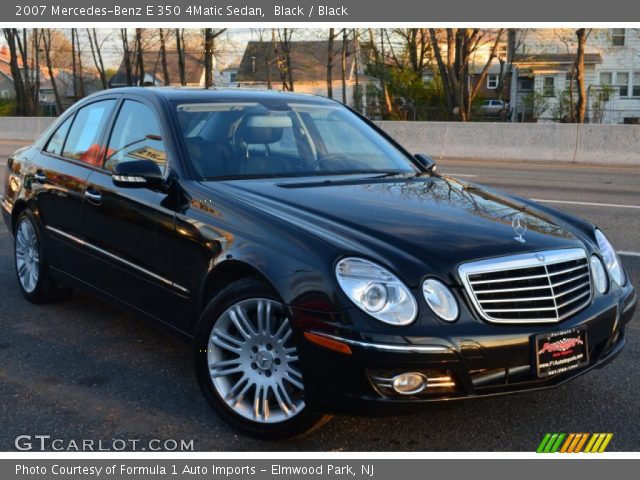 2007 Mercedes-Benz E 350 4Matic Sedan in Black