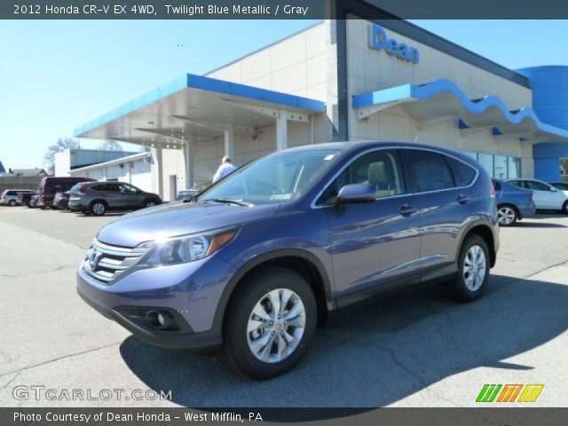 2012 Honda CR-V EX 4WD in Twilight Blue Metallic