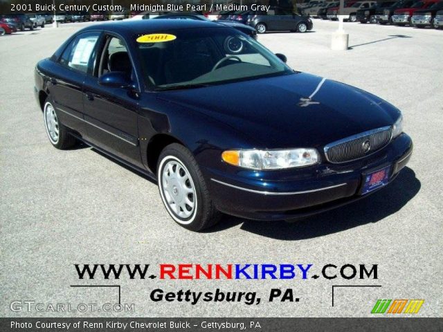 2001 Buick Century Custom in Midnight Blue Pearl