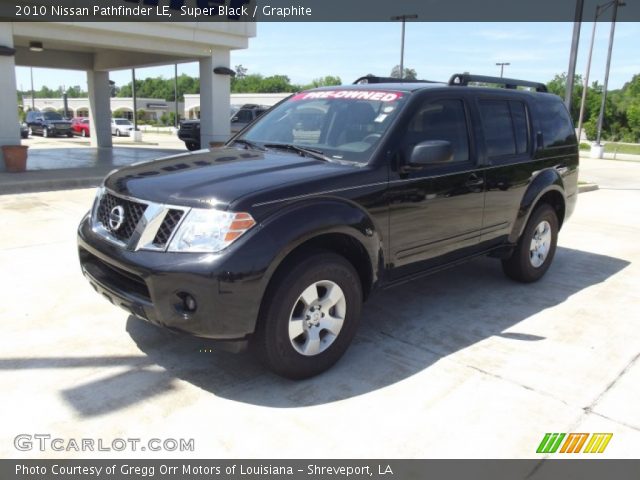 2010 Nissan Pathfinder LE in Super Black