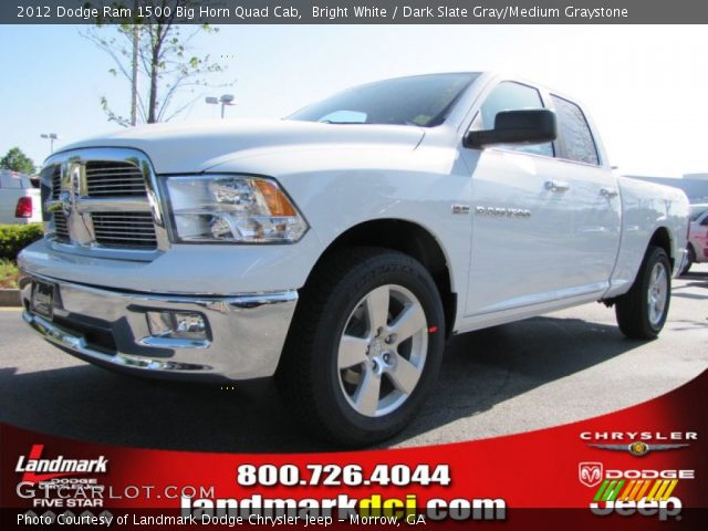 2012 Dodge Ram 1500 Big Horn Quad Cab in Bright White