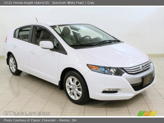 2010 Honda Insight Hybrid EX in Spectrum White Pearl