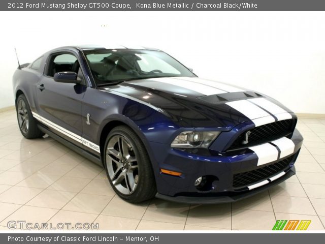 2012 Ford Mustang Shelby GT500 Coupe in Kona Blue Metallic
