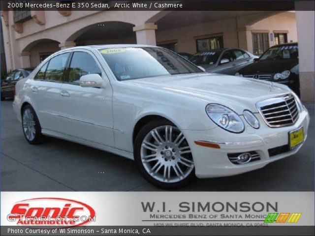2008 Mercedes-Benz E 350 Sedan in Arctic White