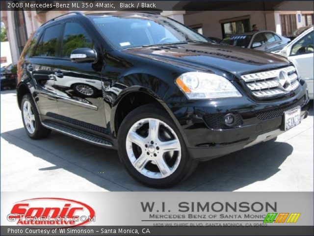 2008 Mercedes-Benz ML 350 4Matic in Black