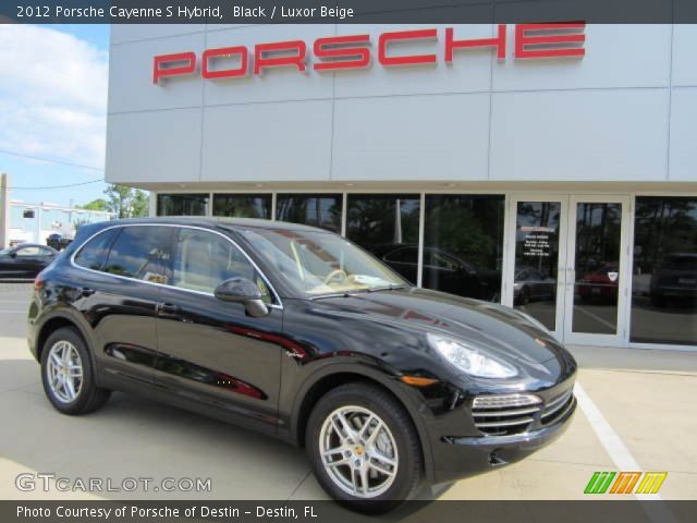 2012 Porsche Cayenne S Hybrid in Black