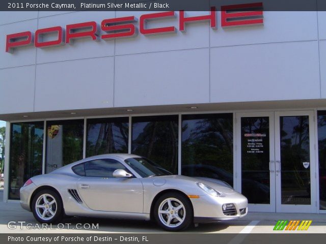 2011 Porsche Cayman  in Platinum Silver Metallic