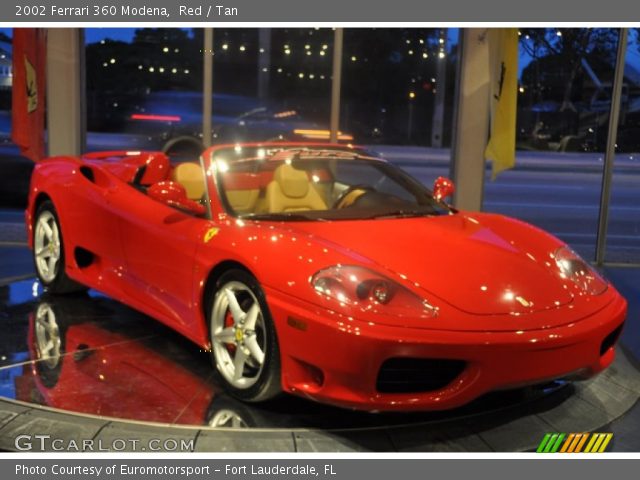 2002 Ferrari 360 Modena in Red